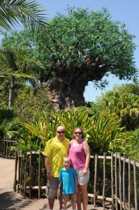 In front of the Tree of Life at Animal Kingdom
