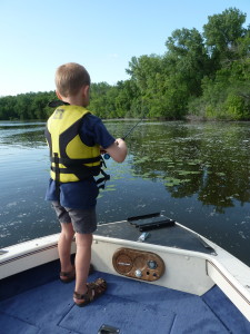 My fishing boy!