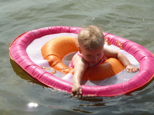 Allison LOVES this floatie!