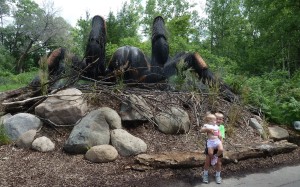 There is a 'big bugs' exhibit going on. This pic cracks me up