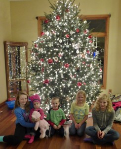 All the Tracy grand kids: Ashely, Allison, Adam, Taylor, and Lauren