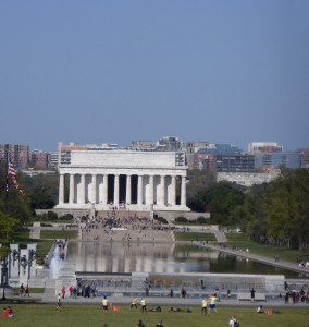 Lincoln Memorial from Washington Monument